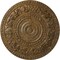 Ekena Millwork Rose Ceiling Medallion (Fits Canopies up to 13 1/2"), Hnd-Painted Rubbed Bronze, 33 7/8"OD x 2 3/8"P CM33RORZS - alternate 1